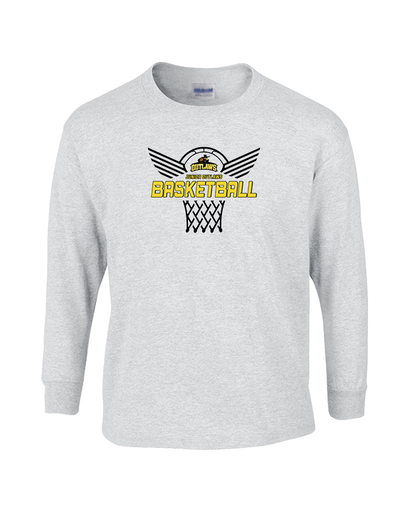 Idaho Junior Outlaws Basketball Nothing But Net - Cotton Longsleeve