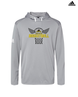 Idaho Junior Outlaws Basketball Nothing But Net - Mens Adidas Hoodie