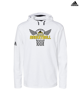 Idaho Junior Outlaws Basketball Nothing But Net - Mens Adidas Hoodie