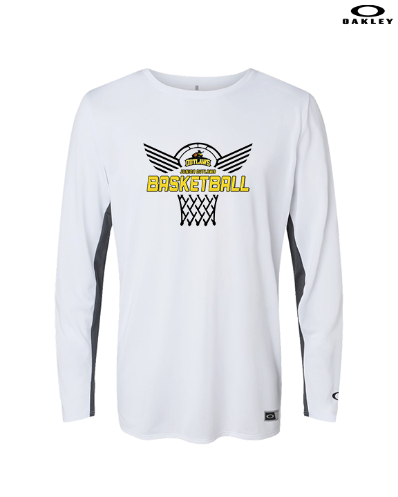 Idaho Junior Outlaws Basketball Nothing But Net - Mens Oakley Longsleeve