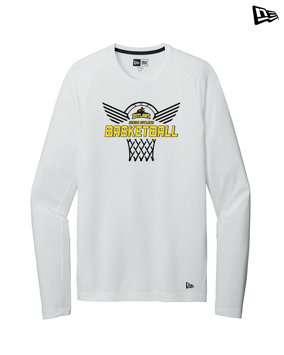 Idaho Junior Outlaws Basketball Nothing But Net - New Era Performance Long Sleeve