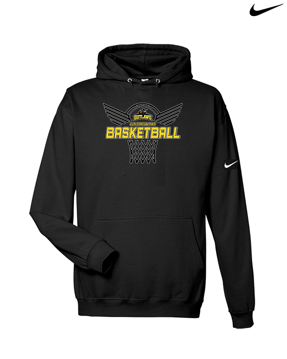 Idaho Junior Outlaws Basketball Nothing But Net - Nike Club Fleece Hoodie