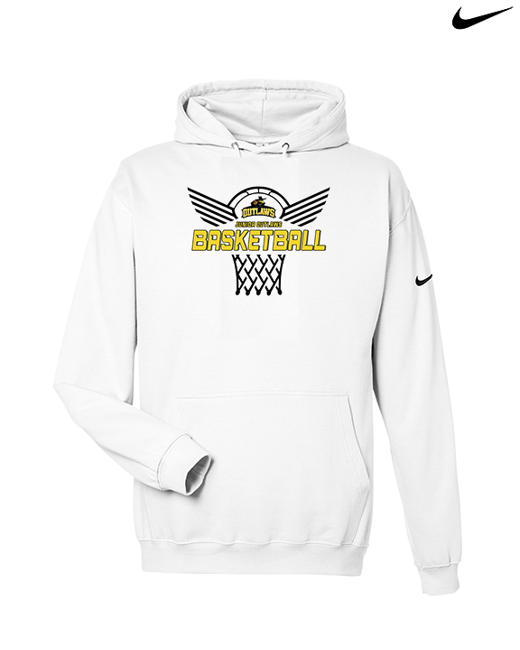 Idaho Junior Outlaws Basketball Nothing But Net - Nike Club Fleece Hoodie