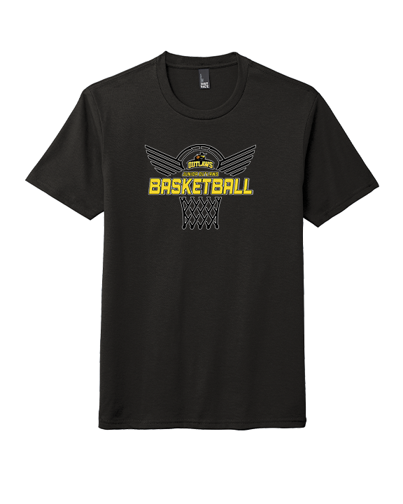 Idaho Junior Outlaws Basketball Nothing But Net - Tri-Blend Shirt