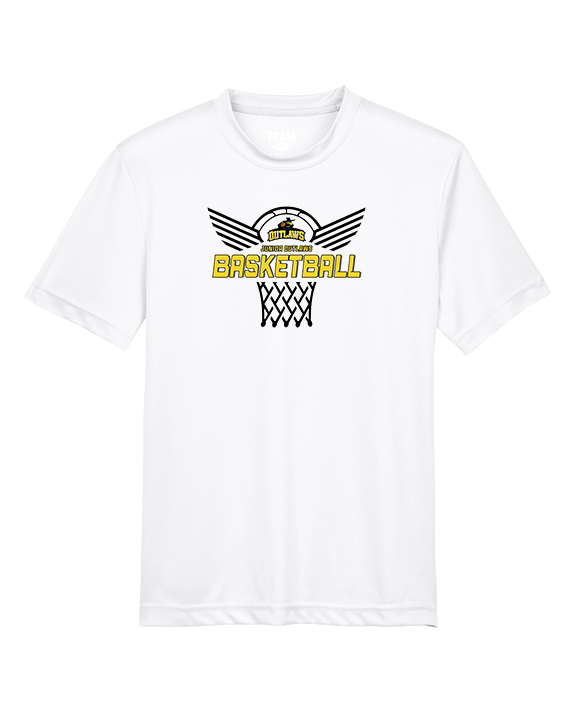 Idaho Junior Outlaws Basketball Nothing But Net - Youth Performance Shirt