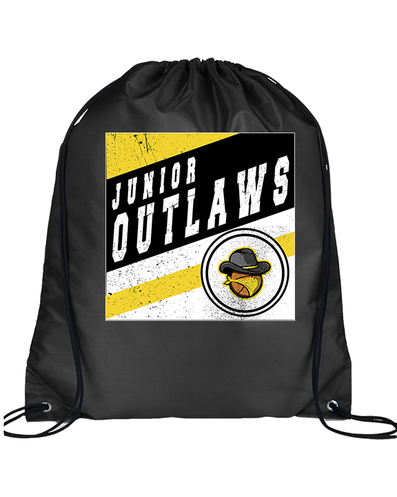 Idaho Junior Outlaws Basketball Square - Drawstring Bag