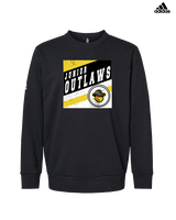 Idaho Junior Outlaws Basketball Square - Mens Adidas Crewneck