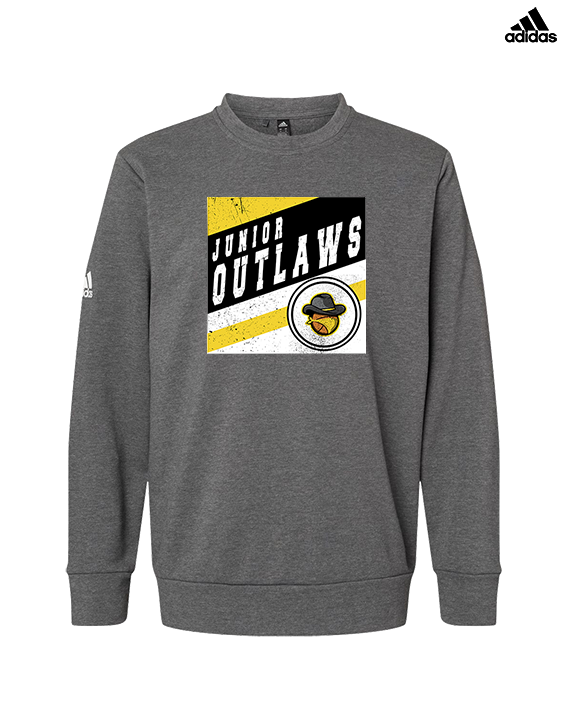 Idaho Junior Outlaws Basketball Square - Mens Adidas Crewneck