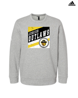 Idaho Junior Outlaws Basketball Square - Mens Adidas Crewneck