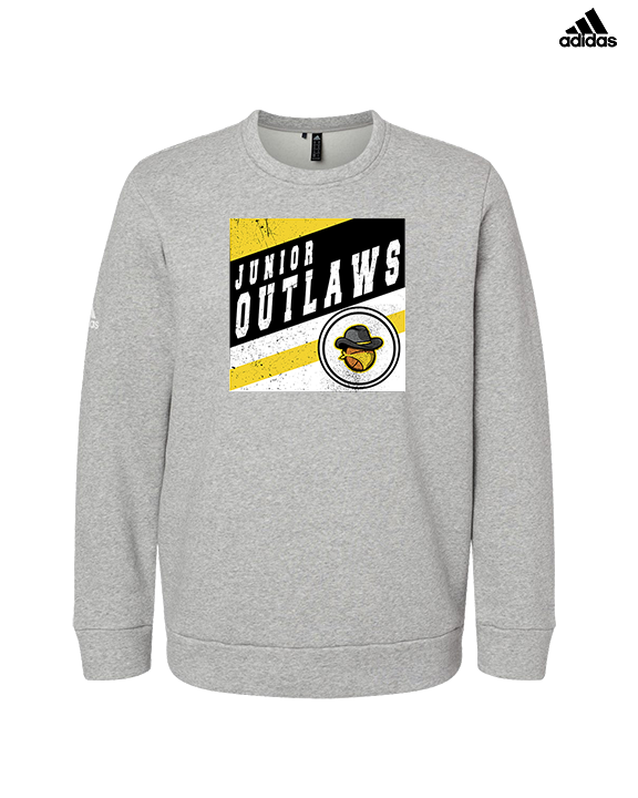 Idaho Junior Outlaws Basketball Square - Mens Adidas Crewneck