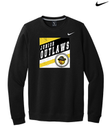 Idaho Junior Outlaws Basketball Square - Mens Nike Crewneck