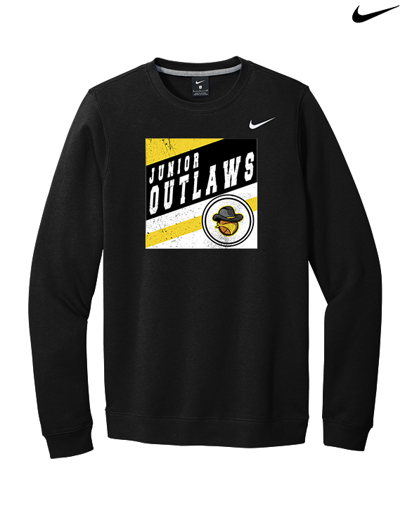 Idaho Junior Outlaws Basketball Square - Mens Nike Crewneck