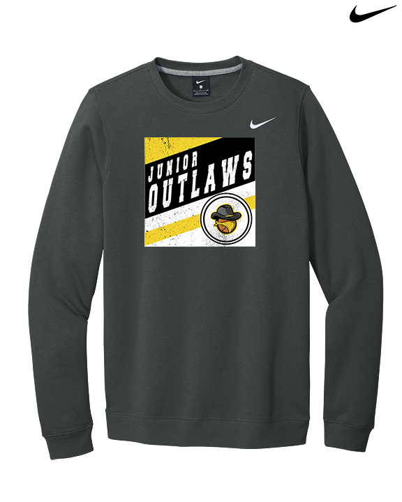 Idaho Junior Outlaws Basketball Square - Mens Nike Crewneck