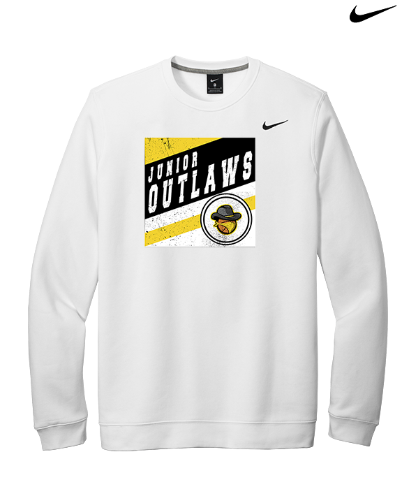 Idaho Junior Outlaws Basketball Square - Mens Nike Crewneck