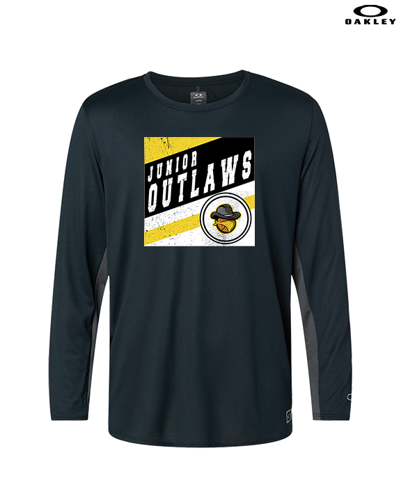 Idaho Junior Outlaws Basketball Square - Mens Oakley Longsleeve