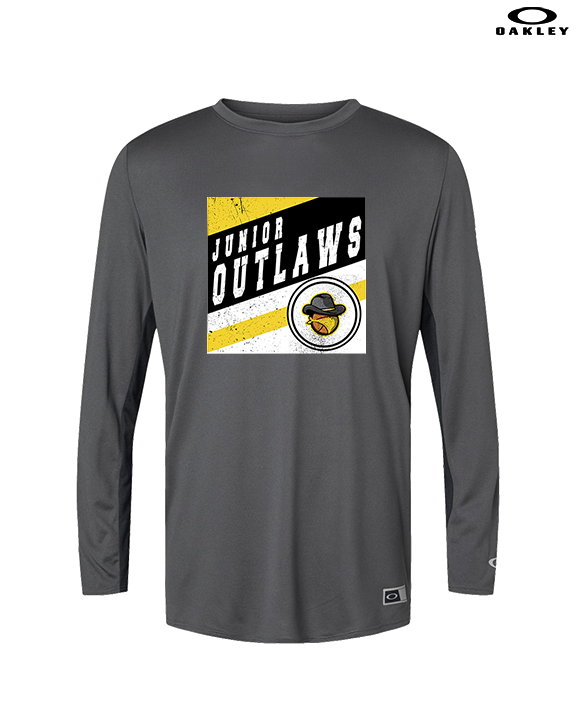 Idaho Junior Outlaws Basketball Square - Mens Oakley Longsleeve