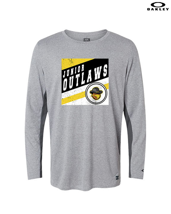 Idaho Junior Outlaws Basketball Square - Mens Oakley Longsleeve