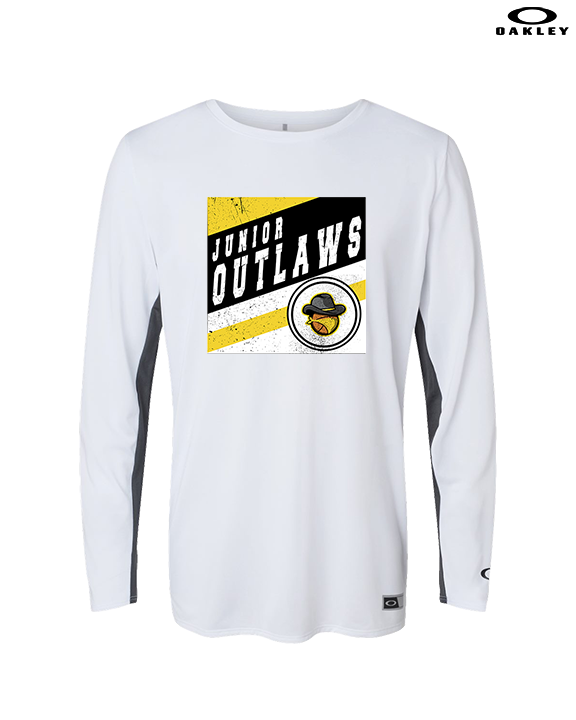 Idaho Junior Outlaws Basketball Square - Mens Oakley Longsleeve