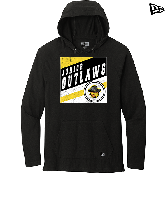 Idaho Junior Outlaws Basketball Square - New Era Tri-Blend Hoodie