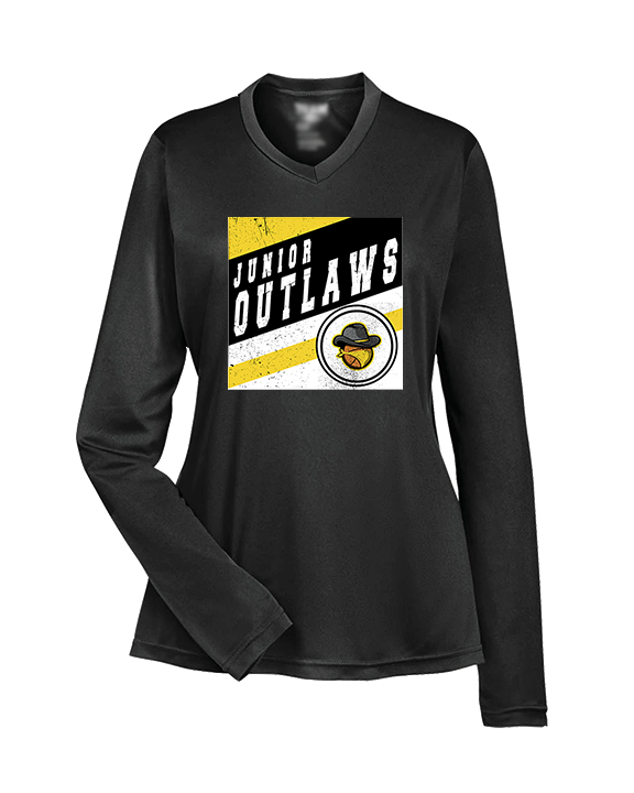 Idaho Junior Outlaws Basketball Square - Womens Performance Longsleeve