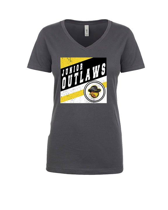 Idaho Junior Outlaws Basketball Square - Womens Vneck