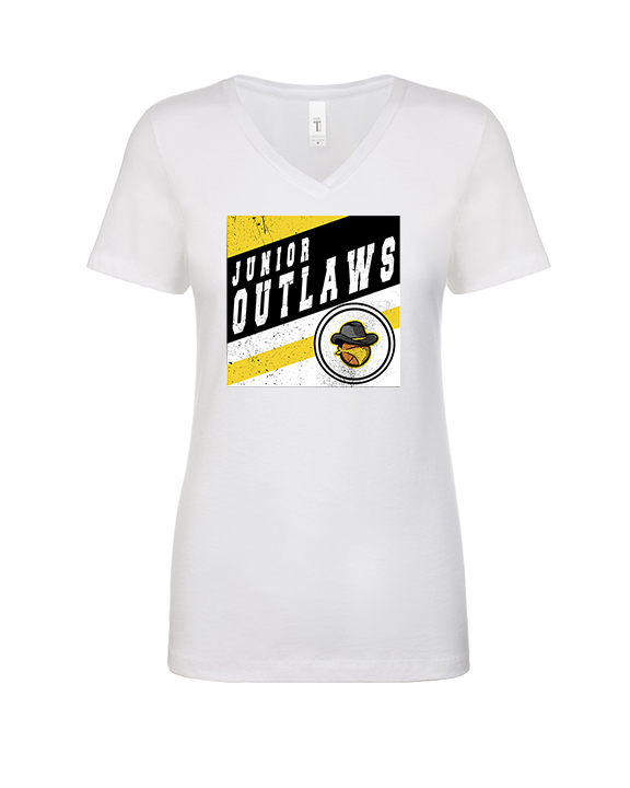 Idaho Junior Outlaws Basketball Square - Womens Vneck