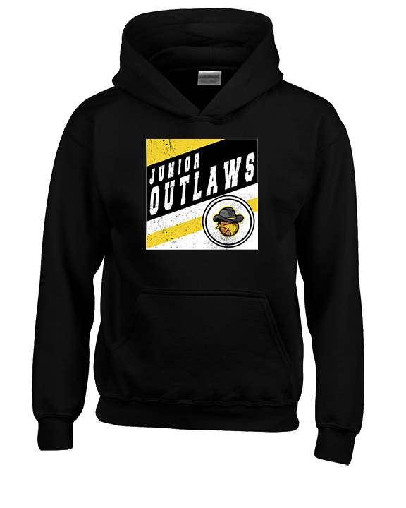 Idaho Junior Outlaws Basketball Square - Youth Hoodie