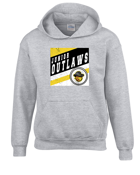 Idaho Junior Outlaws Basketball Square - Youth Hoodie