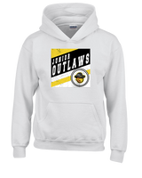 Idaho Junior Outlaws Basketball Square - Youth Hoodie