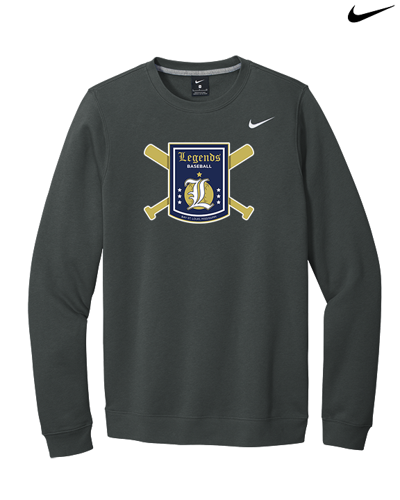 Legends Baseball Logo 01 - Mens Nike Crewneck