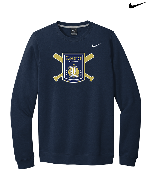 Legends Baseball Logo 01 - Mens Nike Crewneck