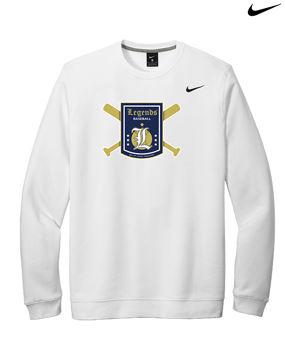 Legends Baseball Logo 01 - Mens Nike Crewneck