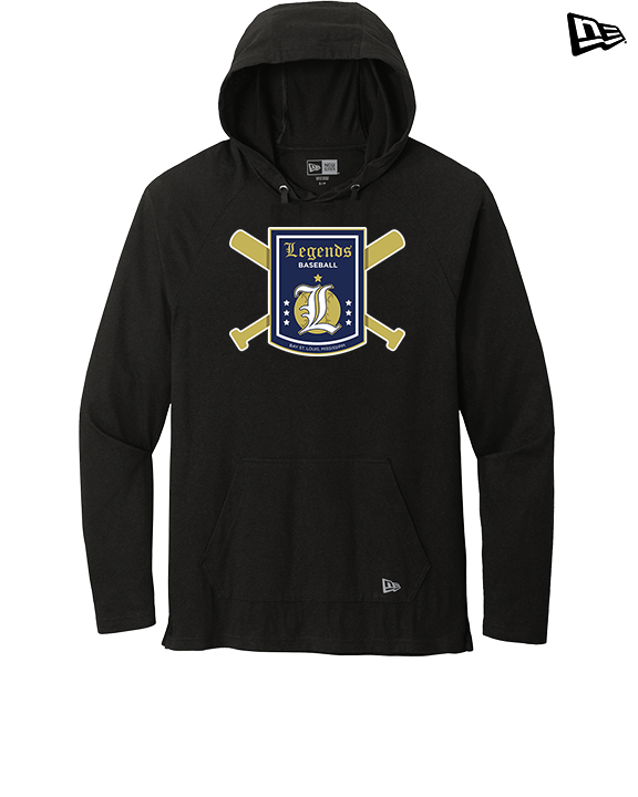 Legends Baseball Logo 01 - New Era Tri-Blend Hoodie