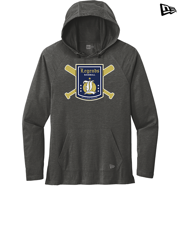 Legends Baseball Logo 01 - New Era Tri-Blend Hoodie