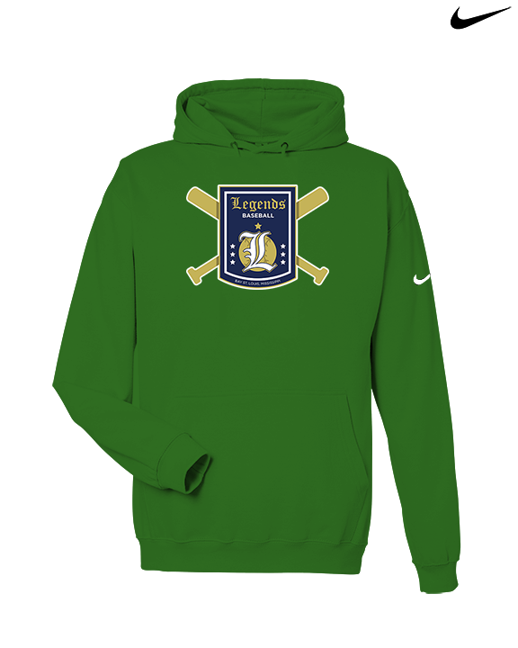 Legends Baseball Logo 01 - Nike Club Fleece Hoodie