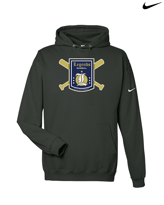 Legends Baseball Logo 01 - Nike Club Fleece Hoodie