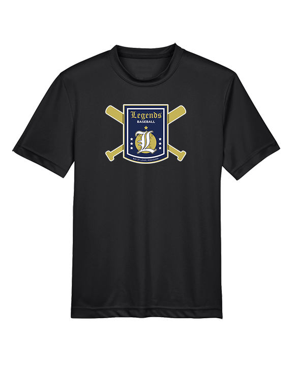 Legends Baseball Logo 01 - Youth Performance Shirt