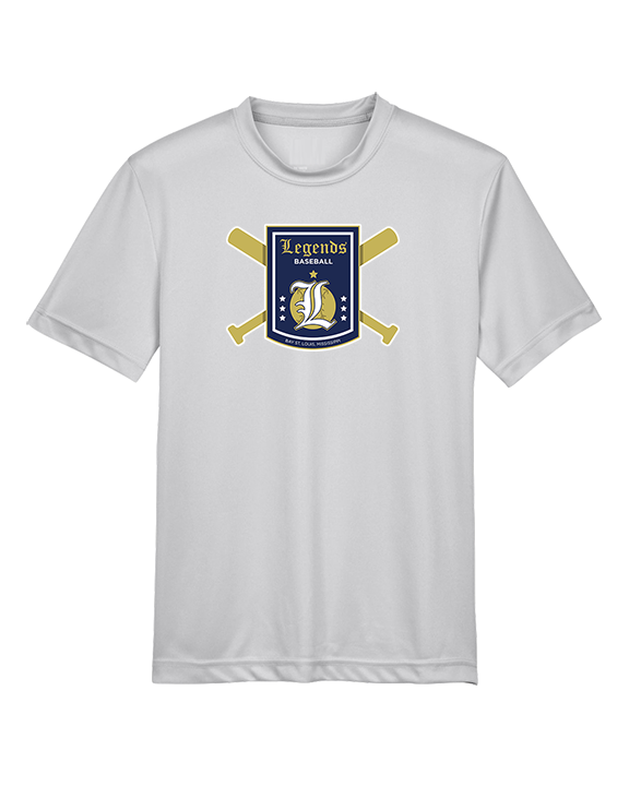 Legends Baseball Logo 01 - Youth Performance Shirt