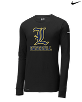 Legends Baseball Logo L Dark - Mens Nike Longsleeve