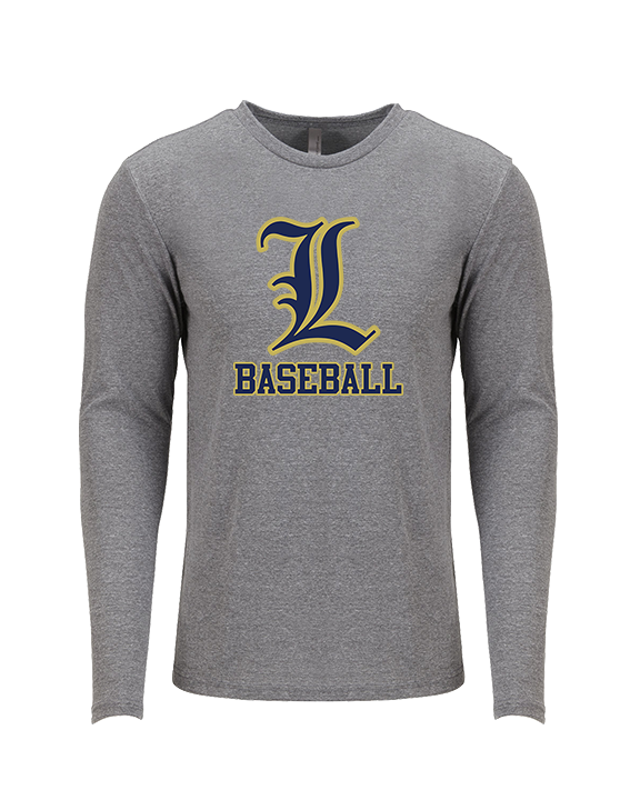 Legends Baseball Logo L Dark - Tri-Blend Long Sleeve