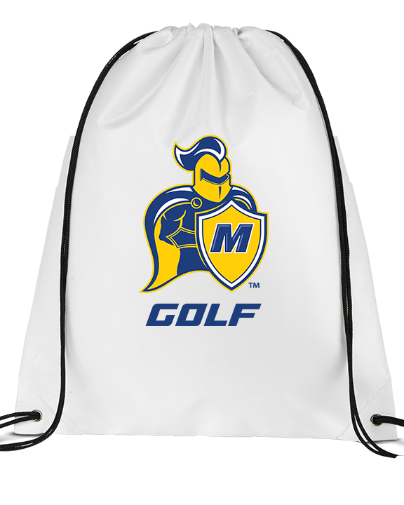 Madonna University Golf - Drawstring Bag