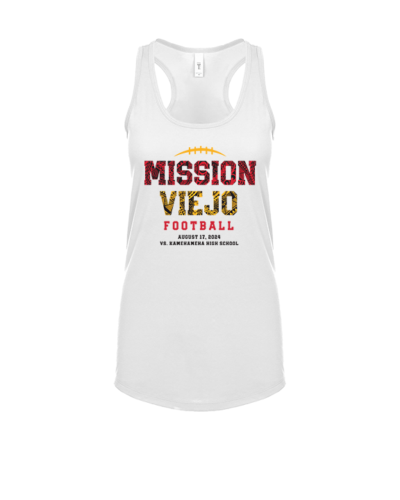 Mission Viejo HS Football Hawaiian - Womens Tank Top