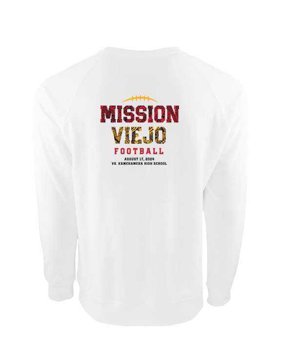 Mission Viejo HS Football Hawaiian MV - Crewneck Sweatshirt