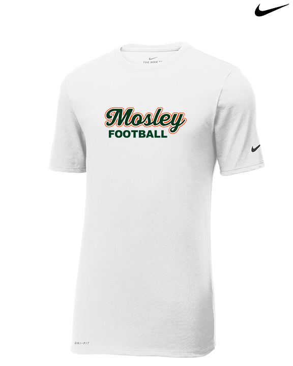 Mosley HS Football Logo - Mens Nike Cotton Poly Tee