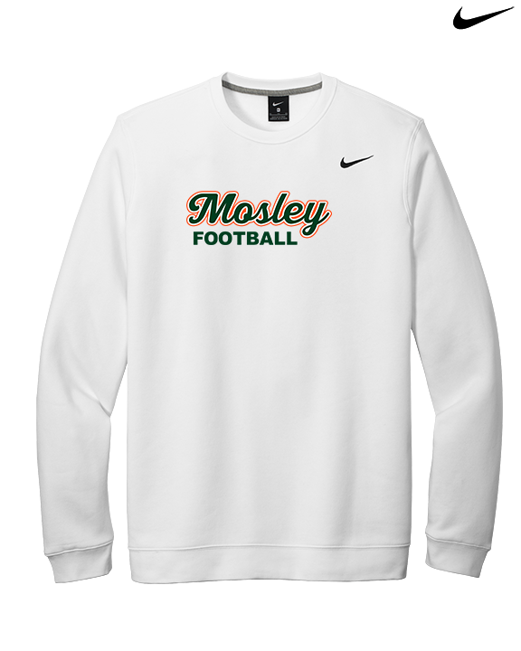 Mosley HS Football Logo - Mens Nike Crewneck