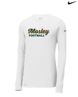 Mosley HS Football Logo - Mens Nike Longsleeve