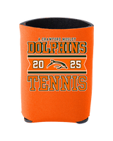 Mosley HS Tennis Stamp - Koozie