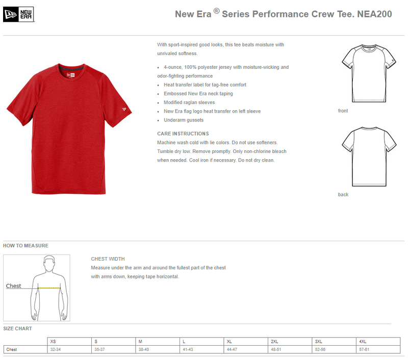 Mosley HS Tennis Swoop - New Era Performance Shirt