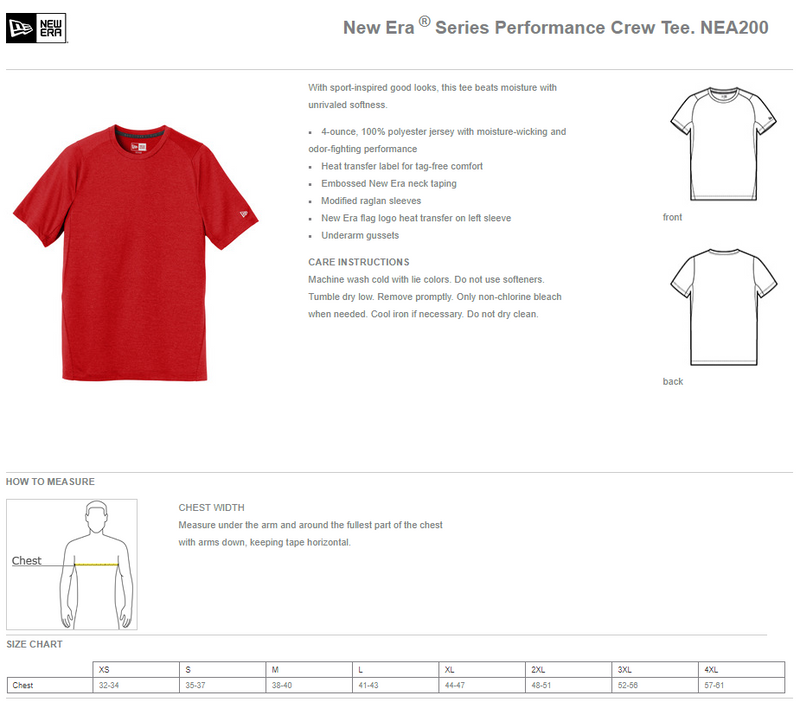 Walther Christian Academy Football Design - New Era Performance Shirt
