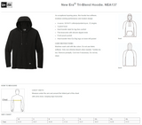 HIGHandTIGHT Football Football - New Era Tri-Blend Hoodie